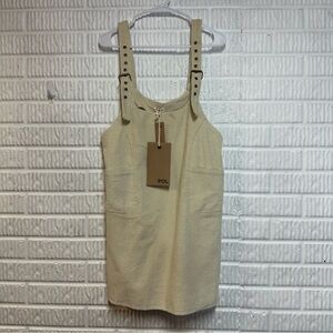 POL Cream Corduroy Dress Size Small NWT